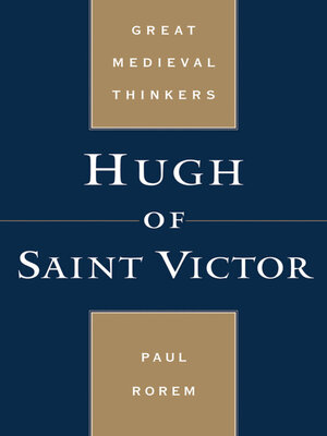 cover image of Hugh of Saint Victor